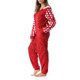 thumbnail image 3 of Pijama navideño para mujer, mono de manga larga con capucha y cremallera, ropa de dormir, disfraz festivo, 3 of 5