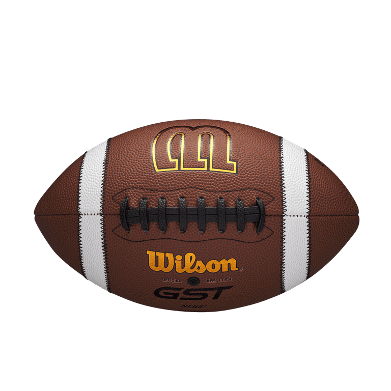 Wilson GST Speedskin Composite Football, Official Size (Ages
