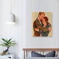 thumbnail image 4 of Acheng LGBT Poster Rainbow Gay Equality Movement Happy Pride Month Wall Art Poster Scroll Canvas Painting Picture Living Room Decor Home Framed 12x16 in, 4 of 5
