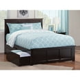 thumbnail image 2 of AFI Madison Full Platform Bed with Footboard and 2 Bed Drawers in Espresso, 2 of 8