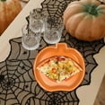thumbnail image 6 of Kugisaki Halloween Party Serving Plate Set, 3PCS Cute Pumpkin Bat Ghost Shaped Food Trays, Plastic Reusable Dessert Snack Candy Fruit Serving Platters for Halloween Theme Household Party Decor, 6 of 9