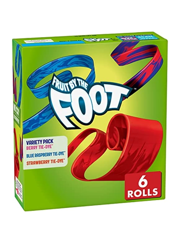 Fruit By The Foot Fruit Flavored Snacks, Variety Pack, 4.5 Oz, 6 Ct