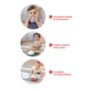 Skip Hop Stack & Crawl 4-in-1 Crab Baby Crawl Toy
