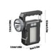 thumbnail image 3 of Linterna Led Solar Recargable para Exteriores Dsp241204004 | Luz de Camping Portátil, Impermeable, con Carga Usb, 200 Lúmenes de Brillo | Linterna de Mano Antideslizante para Senderismo, Patrullaje y, 3 of 6