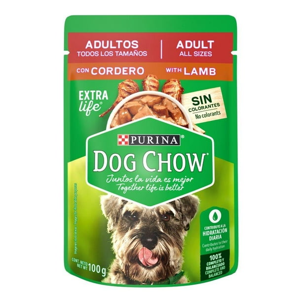 Alimento para Perro Purina Dog Chow Adulto Sabor Cordero 100 g
