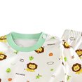 thumbnail image 6 of ITSAME Girls Outfit 2-Piece Cartoon Print Cotton Long Sleeve Crewneck Pullover and Pants Sleepwear Set Size 3T, 6 of 6
