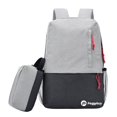 thumbnail image 2 of Sywqhk Mochila De Carga Usb Unisex De 2 Piezas Para Computadora Portátil De Negocios + Bolsa Pequeña (Gris) -186917.04 Sywqhk Para estrenar, 2 of 8