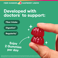 thumbnail image 3 of Physician’s Choice Fiber Gummies for Digestive Health & Regularity - Raspberry Lemon Flavor - 60ct, 3 of 9