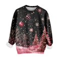 thumbnail image 2 of Chandails de Noël pour Femmes 2025 Col Rond Hiver Mignons Pulls, 2 of 6