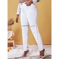 thumbnail image 1 of Jeans Talla Extra Extraíbles y Cordones Rosegal  Vaqueros de talla grande, 1 of 5