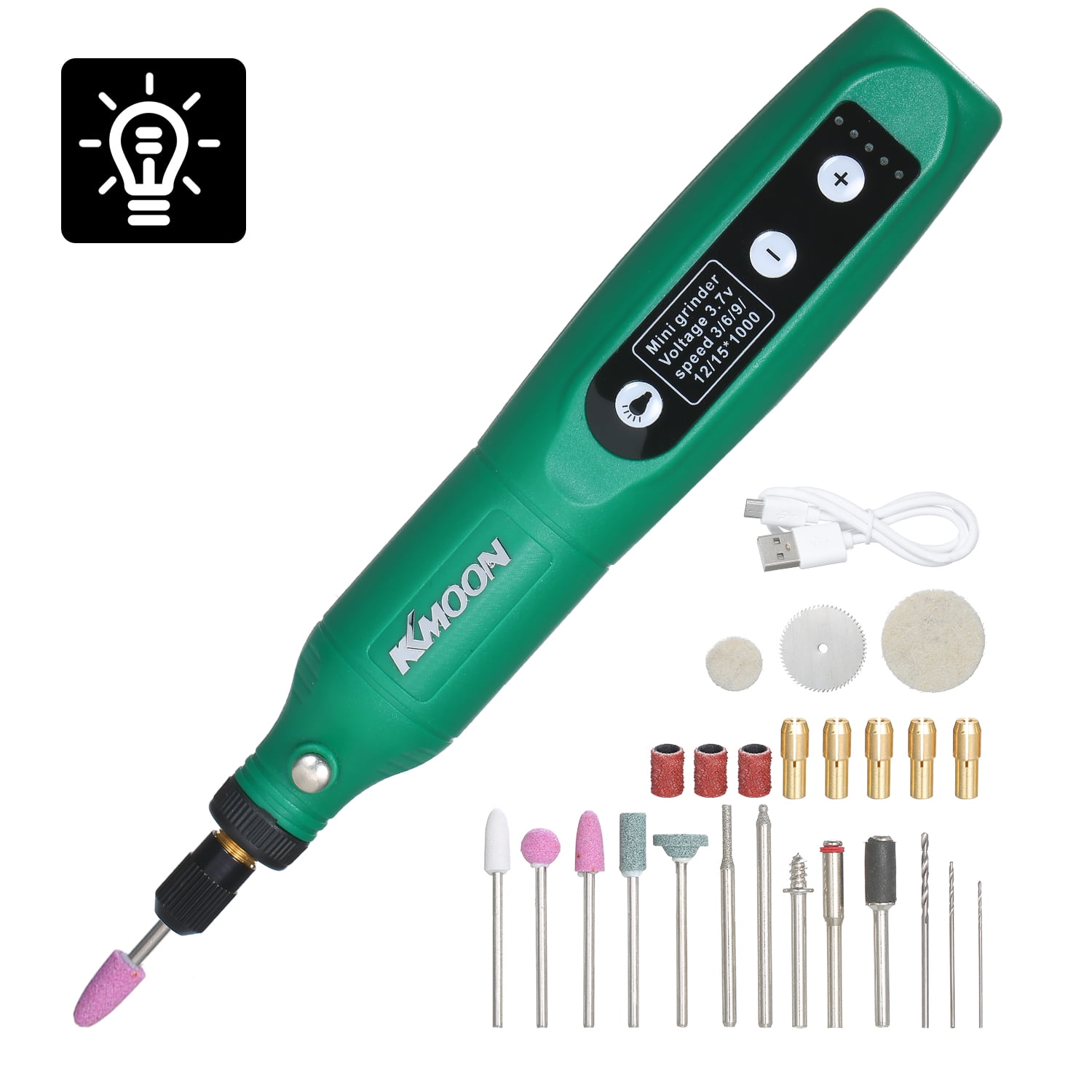 Small Electric Grinder Micro Electric Drill Set Polished Jade Carving Tool