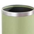 thumbnail image 3 of Open Top Trash Can Kitchen Trash Bin Dustbin Rustic Waste Container Waste Can Garbage Can for Home Dining Room Dorm Farmhouse Cream Green, 3 of 8