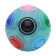 thumbnail image 1 of Divertido cubo bola Arco Iris fútbol antiestrés rompecabezas juguetes (azul luminoso) Tmvgtek juguetes de los niños, 1 of 5