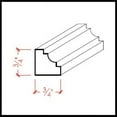 thumbnail image 7 of EWCC14 Cove Molding 3/4" x 3/4" Trim. Unfinished, 7 of 7