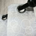 thumbnail image 3 of Ambesonne Grey White Grommet Curtain, Romantic Bridal Lace, 50" x 72", Grey White, 3 of 6