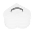 thumbnail image 1 of Plastic Jewelry Container,Heart Shaped Clear Jewelry Plastic Jewelry Organizer Grids Storage Box Unparalleled Experience, 1 of 14