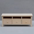 thumbnail image 4 of Soporte de TV de madera moderno para casa de muñecas, Mini mueble de TV con cajón sin pintar, accesorio de decoración para casa de muñecas, juguete, Baoblaze gabinete de casa de muñecas, 4 of 6