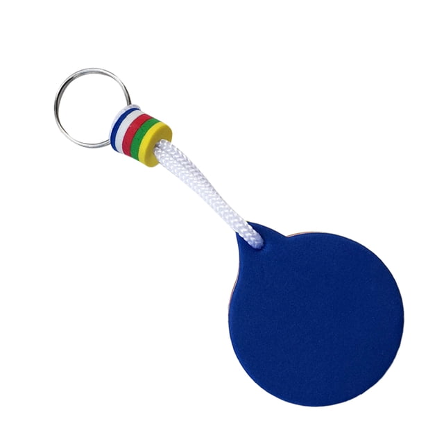Flotador flotante del llavero Sunnimix para deportes acuáticos Azul amarillo forma redonda