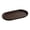 B,9.45X5.1", variant on Wood Grain Oval PP Serving Tray,9.45X5.1" Lightweight Waterproof Imitation Wood Plastic Snack Platter, Oval Coffee Tea Food Service Plate for Household Dining Table Bar Decorative Daily Serving Use