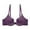 Purple, variant on Ashirexll Bras for Women Gathering Support Adjustable Straps Push Up Pepper Bra No Underwire Comfortable Wireless Bras Beige XL