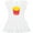 AA-White, variant on Inktastic Cute Kawaii French Fries Girls Baby Dress