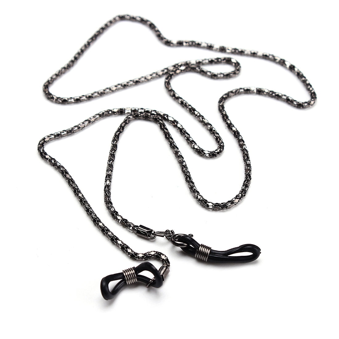4 Colors 40 Pieces Rubber Adjustable Eyeglass Chain Ends Eyeglasses Strap Holder Spectacle Chain Loops for Eyeglass Chain