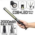 thumbnail image 1 of Luz Led Cob de mano recargable magnética, luz Led de inspección, linterna para trabajo, casa, garaje, coche, emergencia, 1 of 5