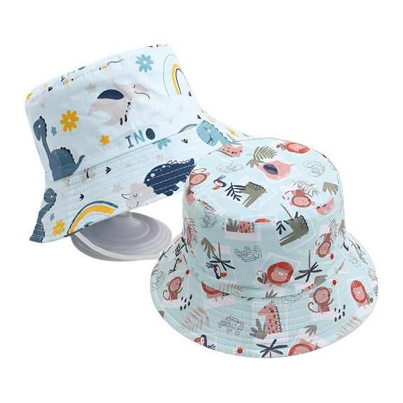 TELOLY 2Pcs Baby Sun Hat,Keeps Head Cool Toddler Sun Hat,Adjustable Size Infant Sun Hat,Colormixing1