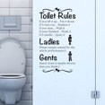 thumbnail image 5 of Discount! Fdelink Stickers English Bathroom Removable English Stickers Removable Bathroom Wall Stickers, 5 of 7