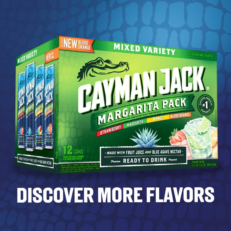 Cayman Jack Sweet Heat Margarita Varity Pack, 12 Pack, 12 fl oz
