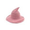 thumbnail image 1 of Faithtur Adult/Kids Hat Creative Spire Design Witch Hat Exquisite Solid Color Funny Halloween Cosplay Hat, 1 of 1