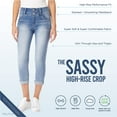 thumbnail image 4 of WallFlower Women's Sassy Crop High-Rise Insta Soft Juniors, 4 of 10