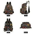 thumbnail image 4 of FORMRS Mini Backpack Purse for Women Quilted Travel Daypack Casual Shoulder Bag, Moon Pattern, 4 of 7