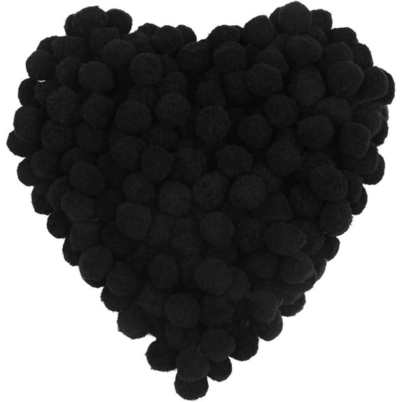 Dalrosia 150PCS Pom Poms, Fuzzy Pompom Puff Balls, 1 Inch Craft Pom Poms Balls for DIY, Arts, Crafts Projects, Birthday Decorations