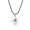 Leo-Silver Black, variant on Men's Stainless Steel Jewelry Creative Zodiac Sign Guitar Plectrum Pendant Necklace Horoscope Jewelry Silver Black Libra