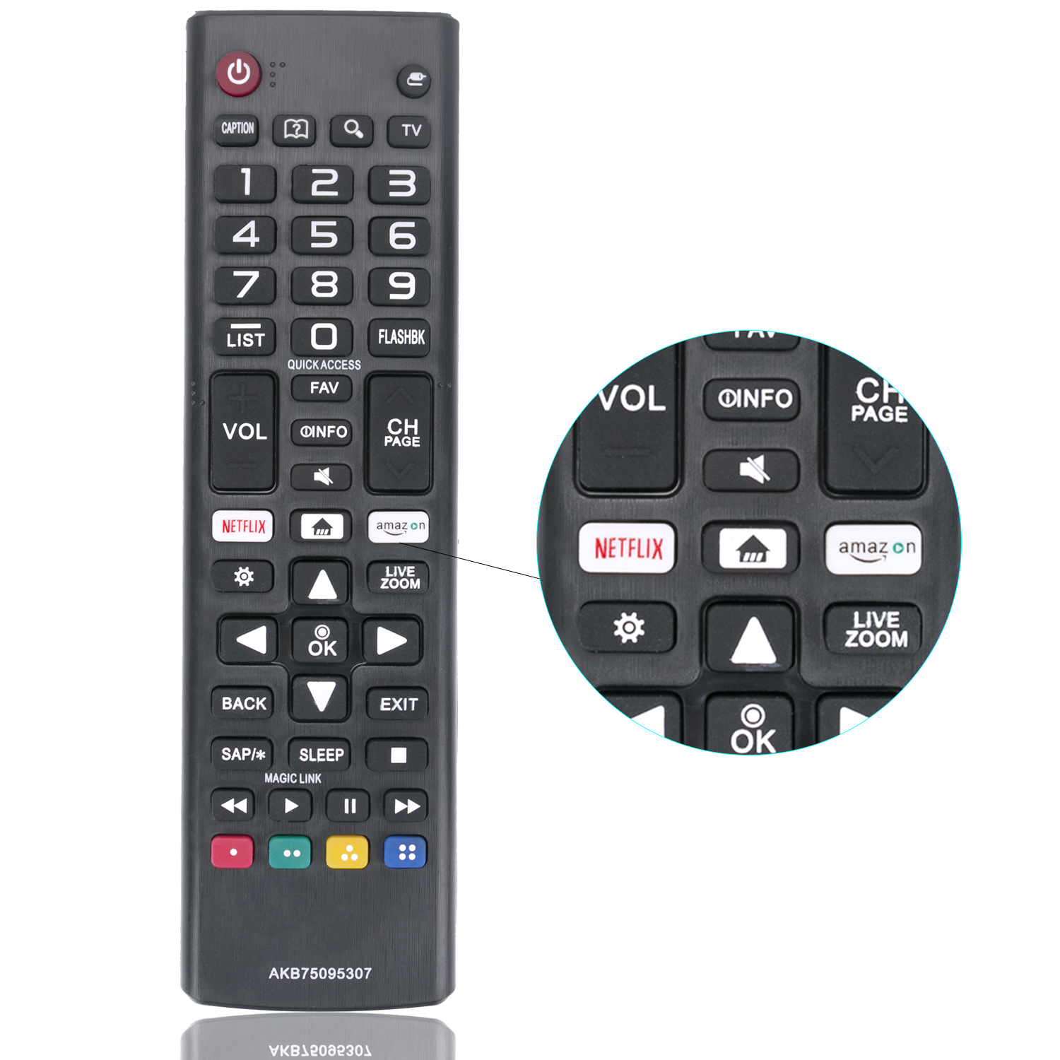 New AKB75095307 akb75095307 Replaced Remote Control fit for LG TV