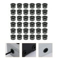 thumbnail image 4 of MasteelfCA 200pcs Cable Snap Bushing Grommet Cable Bushing Grommet Nylon Cable Wiring Rings, 4 of 7