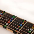 thumbnail image 3 of Accessories Guitar Fretboard Stickers Scales Notes Fret Decals Beginner Learning Black, 3 of 9