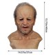 thumbnail image 4 of Halloween The Elder Old Man Full Head Latex Mask Overhead Headgear, 4 of 5