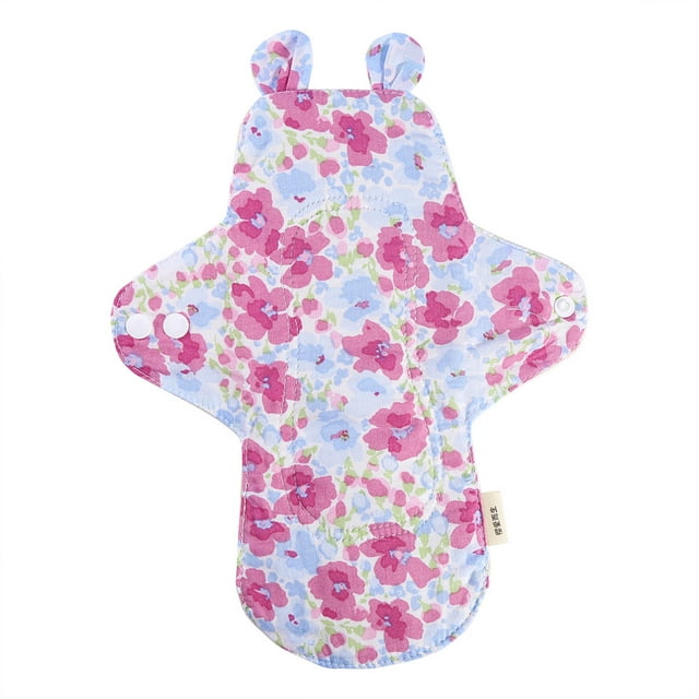 Serviettes Hygiéniques, Serviette Menstruelle Lavable Réutilisable Écologique de 9,8 Pouces, pour Femmes Filles