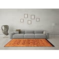 thumbnail image 3 of Ahgly Company Indoor Rectangle Oriental Orange Traditional Area Rugs, 2' x 5', 3 of 4