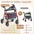 thumbnail image 2 of Andador Soundfuse con Ruedas Todo Terreno de 8" y Asiento, 2 of 8