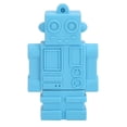 thumbnail image 1 of Memoria USB de alta velocidad con forma de robot azul y diseño de dibujos animados, 16 GB, 1 of 5