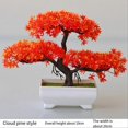 thumbnail image 4 of 2Pcs Artificial Plant Bonsai Plastic Small Tree Pot,Lotus Color, 4 of 5