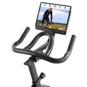 ProForm Sport CX; Indoor Exercise Bike with Large LCD Display and Built-In Tablet Holder; Set of Dumbbells Included