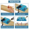 thumbnail image 3 of 30 45 90 Degree Angled Drill Guide Jig,Metal Drill Jig for Multi-Angle Drilling,For Cable Railing Lag Screw Kit, 3 of 7
