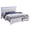 Queen, variant on Glory Furniture Verona Twin Size Storage Bed in White Pearlescent