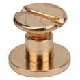 thumbnail image 1 of Rivet 20 Set Brass Rivet Account Book Connecting Screws Notebook Binding Belt Studs, 1 of 8