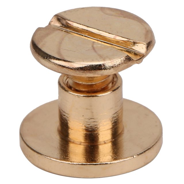 Rivet 20 Set Brass Rivet Account Book Connecting Screws Notebook Binding Belt Studs