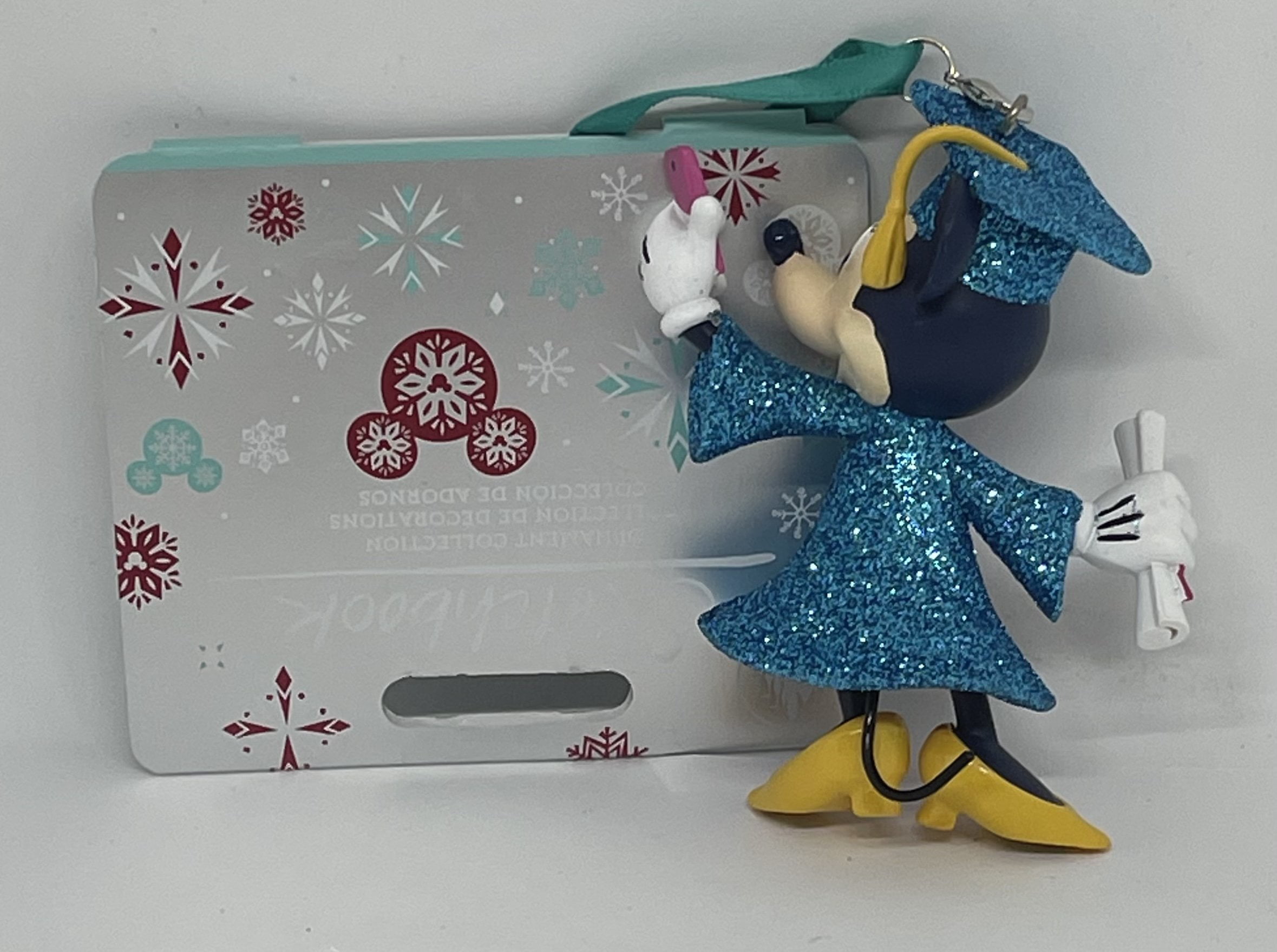 Disney Parks Mickey Graduation Sketchbook Ornament Selfie Diploma New With  Tag 